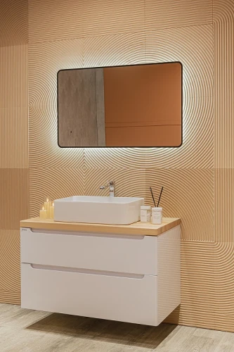 Зеркало Silver Mirrors Incanto 60 LED-00002538 с подсветкой Черное с бесконтактным выключателем и диммером стекло