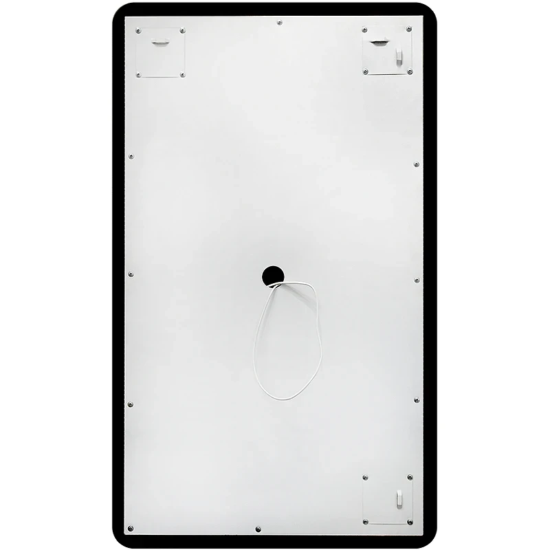 Зеркало Silver Mirrors Incanto 60 LED-00002538 с подсветкой Черное с бесконтактным выключателем и диммером стекло