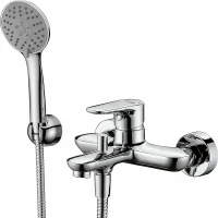 Смеситель для ванны WasserKRAFT Vils 5601 Хром латунь на стену
