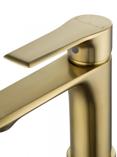 Смеситель для раковины Wonzon &amp; Woghand Brilliant WW-88018079-BG цвет Брашированное золото