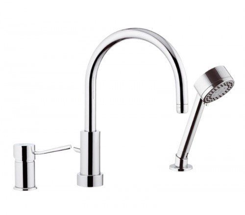 Смеситель на борт ванны Remer Minimal N48319MO цвет Хром