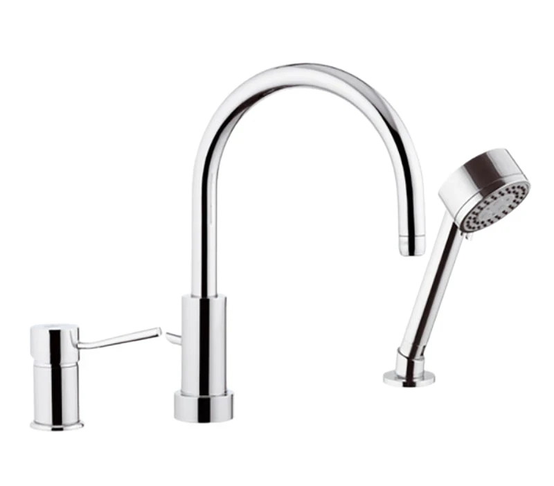 Смеситель на борт ванны Remer Minimal N48319MO цвет Хром