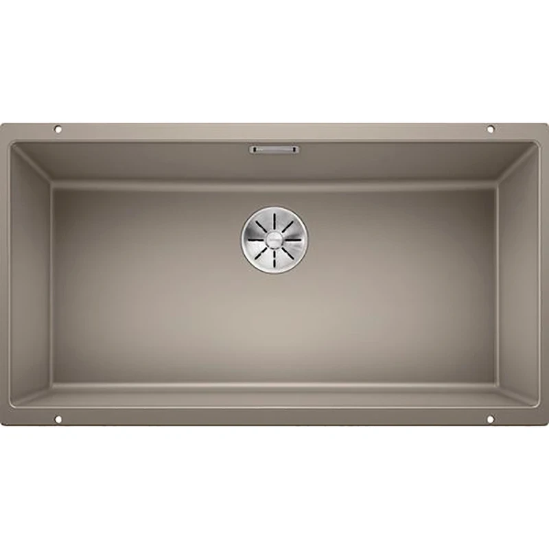 Кухонная мойка Blanco Subline 800-U 523148 Серый беж искусственный камень (литьевой мрамор) встраиваемый