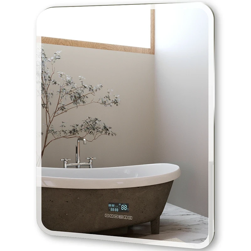 Зеркало Silver Mirrors Стив-6 69 ФР-00001865 с подсветкой с сенсорным выключателем с подогревом с многофункциональным модулем стекло