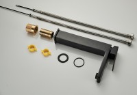 Смеситель для раковины ALMAes Fango TVZ-0935 Черный матовый латунь