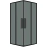 Душевой уголок Grossman Cosmo 90х90 300.K33.02.9090.21.10 профиль Черный матовый стекло тонированное