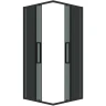 Душевой уголок Grossman Cosmo 90х90 300.K33.02.9090.21.10 профиль Черный матовый стекло тонированное
