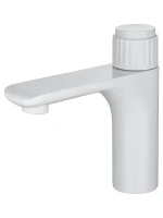 Смеситель для раковины Wonzon & Woghand Click WW-A40412-MW цвет Белый матовый