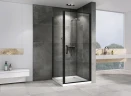 Душевой уголок Abber Sonnenstrand 100x85 AG04100B-S85B профиль Черный стекло прозрачное