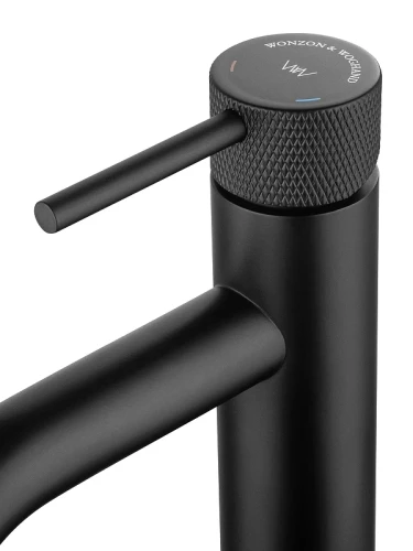 Смеситель для раковины Wonzon & Woghand WW-H1061-MB цвет Черный матовый