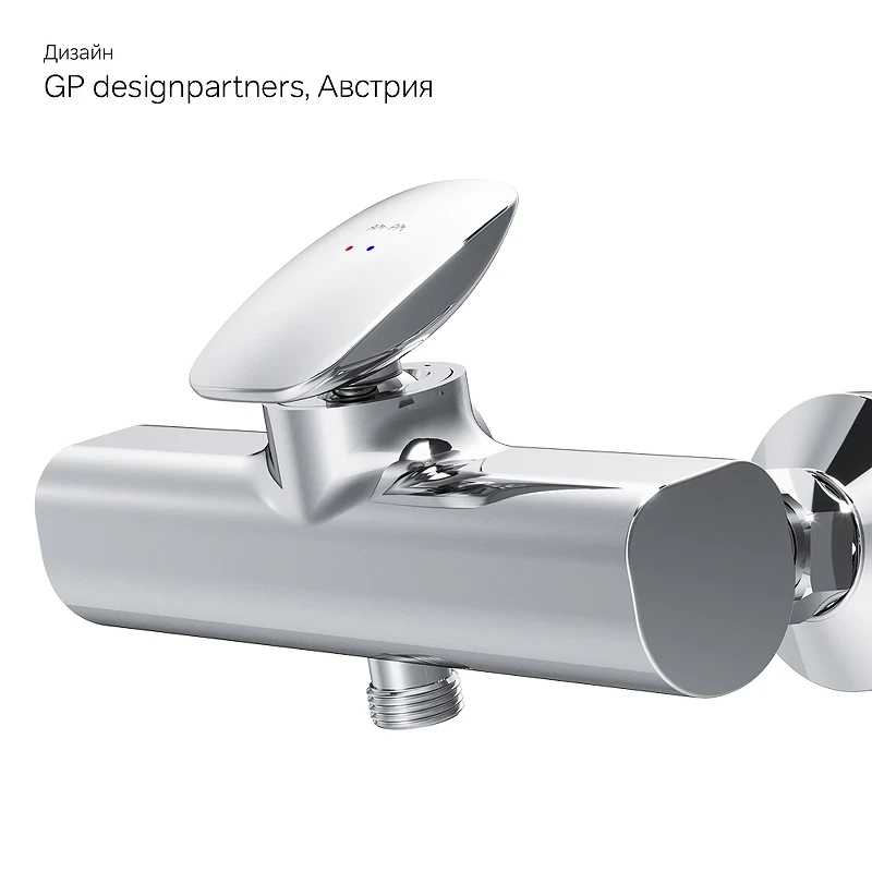 Смеситель для душа AM.PM Spirit V2.0 F70A20000 Хром латунь на стену