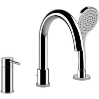 Смеситель на борт ванны Gessi Emporio Via tortona 18637#031 Хром