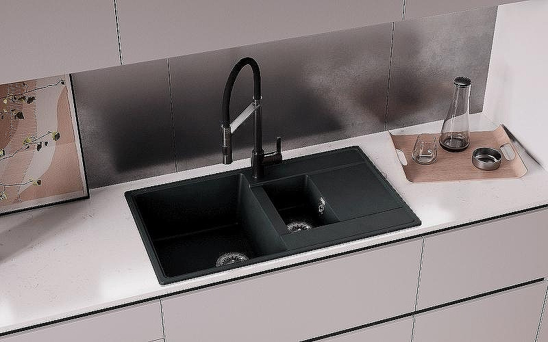 Кухонная мойка Ulgran Quartz Prima 860 1,5 K-10 Песок