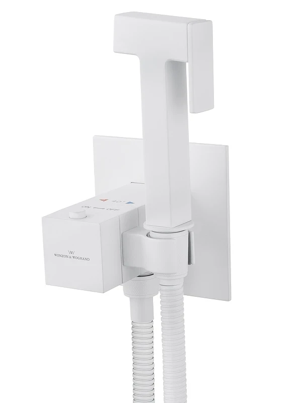 Гигиенический душ со смесителем Wonzon & Woghand WW-88829910-MW цвет Белый матовый