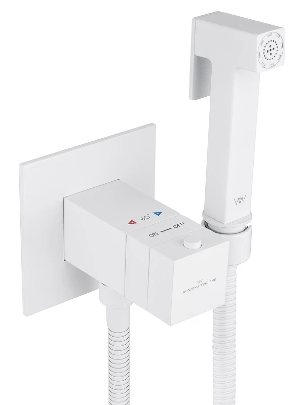 Гигиенический душ со смесителем Wonzon & Woghand WW-88829910-MW цвет Белый матовый