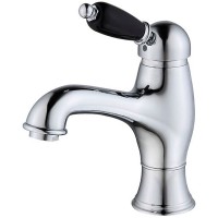 Смеситель для раковины Caprigo Adria-Uno Black Edition 02B-520-crm Хром латунь