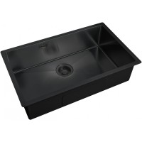 Кухонная мойка ZorG Light Grafit ZL R 740440 GRAFIT Графит нержавеющая сталь встраиваемый