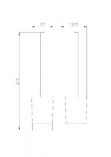 Ершик для унитаза Wonzon & Woghand Lotte WW-8329-BG цвет Брашированное золото