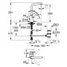 Смеситель для раковины Grohe Eurodisc Cosmopolitan 23054003 Хром