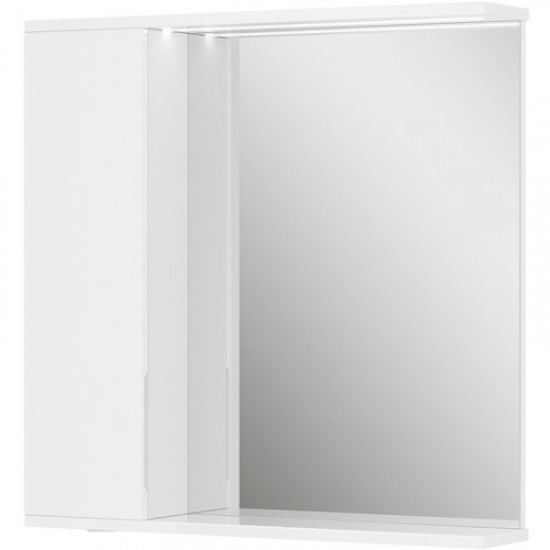 Зеркало со шкафом Volna Lake 70 L zsLAKE70.L-01 с подсветкой Белое