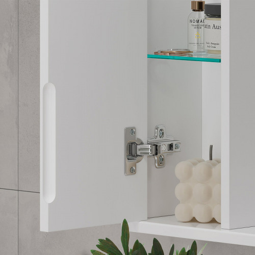 Зеркало со шкафом Volna Lake 70 L zsLAKE70.L-01 с подсветкой Белое