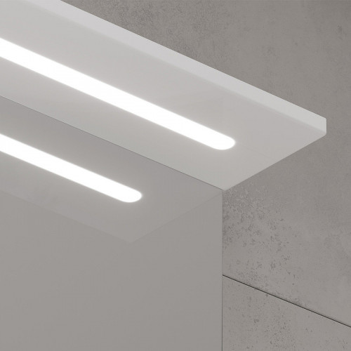 Зеркало со шкафом Volna Lake 70 L zsLAKE70.L-01 с подсветкой Белое