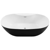 Акриловая ванна Aquanet Family Sweet 155778-GW-MB 170x78 293085 цвет Черный матовый Белый