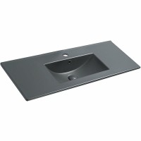 Раковина Vincea 100 VBS-13100MA Антрацит матовый фарфор полувстраиваемая