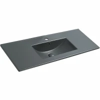 Раковина Vincea 100 VBS-13100MA Антрацит матовый фарфор полувстраиваемая
