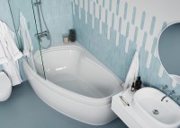 Акриловая ванна Vagnerplast Avona 150x90 L VPBA159AVO3LX-04 без гидромассажа