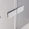 Душевая дверь Veconi Premium Alassio CH 130 AL-130-00-CH-C4 профиль цвет Хром стекло прозрачное осветленное