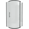 Душевой уголок Bravat Black Line 90x90 BS090.1110A профиль Черный стекло прозрачное