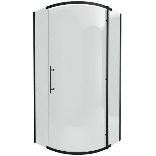 Душевой уголок Bravat Black Line 90x90 BS090.1110A профиль Черный стекло прозрачное