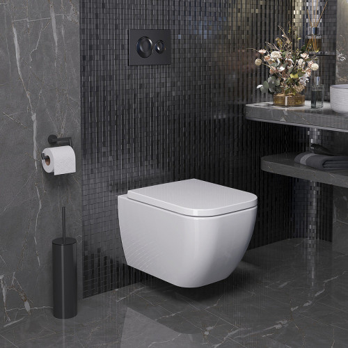 Унитаз Ambassador Forsa 243K19002RS подвесной с сиденьем Микролифт фарфор подвесной