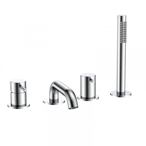 Смеситель на борт ванны AQUAme Siena AQM6219CR цвет Хром