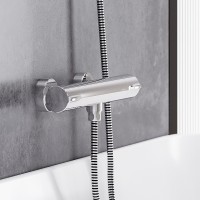Смеситель для душа Damixa Scandinavian Pure 366000000 с термостатом Хром латунь на стену