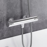 Смеситель для душа Damixa Scandinavian Pure 366000000 с термостатом Хром латунь на стену