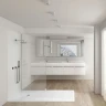 Душевой поддон из искусственного камня Vincea 120x100 VST-4SR1012W+Vsph-D132 Белый матовый