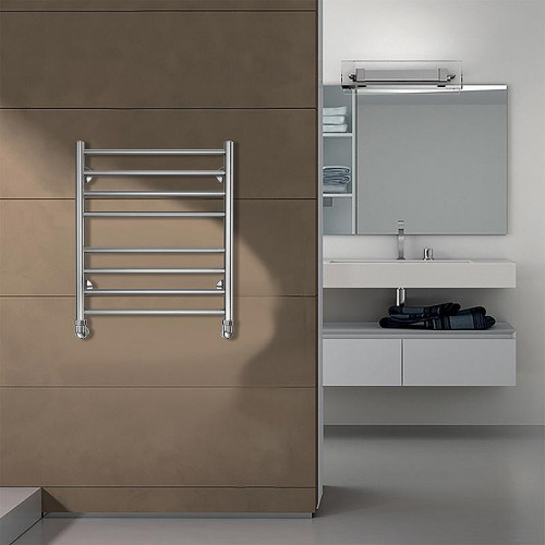 Водяной полотенцесушитель Azario Parma 500x600 П8 AZ10156S нижнее/диагональное подключение, G 1/2 Хром