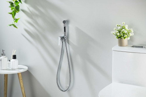 Гигиенический душ со смесителем Aquatek Лугано AQ1719CR цвет Хром