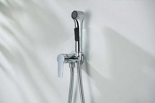 Гигиенический душ со смесителем Aquatek Лугано AQ1719CR цвет Хром