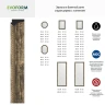 Зеркало Evoform Octagon 68х68 BY 7323 в багетной раме - Старое дерево с плетением 70