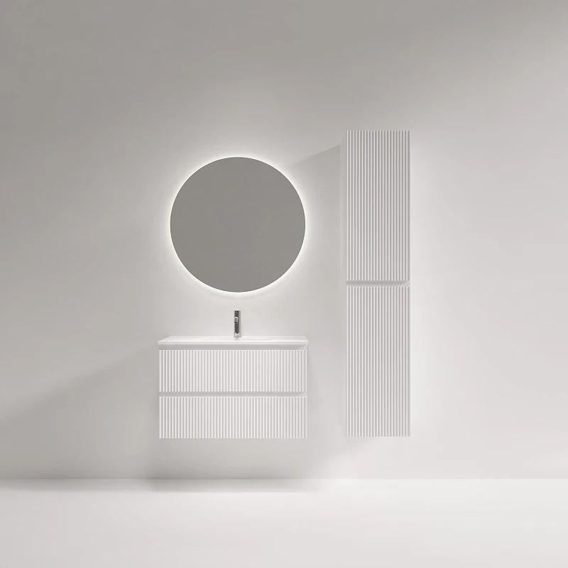 Тумба под раковину Sancos Snob R 80 SNR80/39W подвесная цвет Bianco