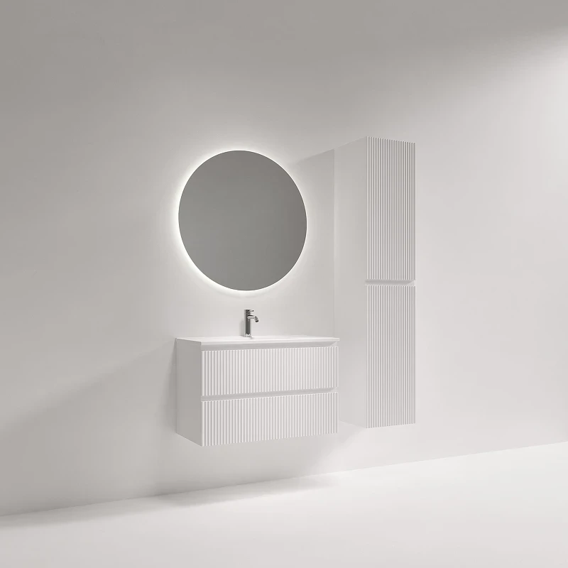Тумба под раковину Sancos Snob R 80 SNR80/39W подвесная цвет Bianco
