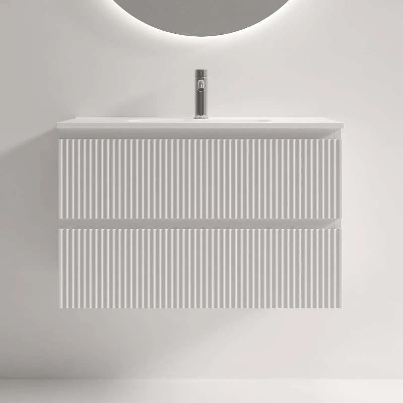 Тумба под раковину Sancos Snob R 80 SNR80/39W подвесная цвет Bianco