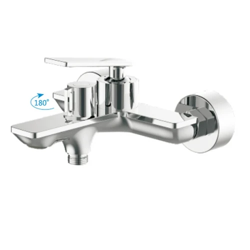 Смеситель для ванны Haiba HB60589 Хром на стену