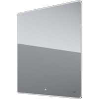 Зеркало Dreja Point 80 99.9029 с подсветкой Белый с сенсорным выключателем МДФ / ЛДСП, стекло