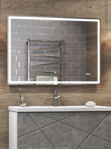 Зеркало Vigo Geometry Comfort 100 z.GEO.100.Comfort с подсветкой с сенсорным выключателем