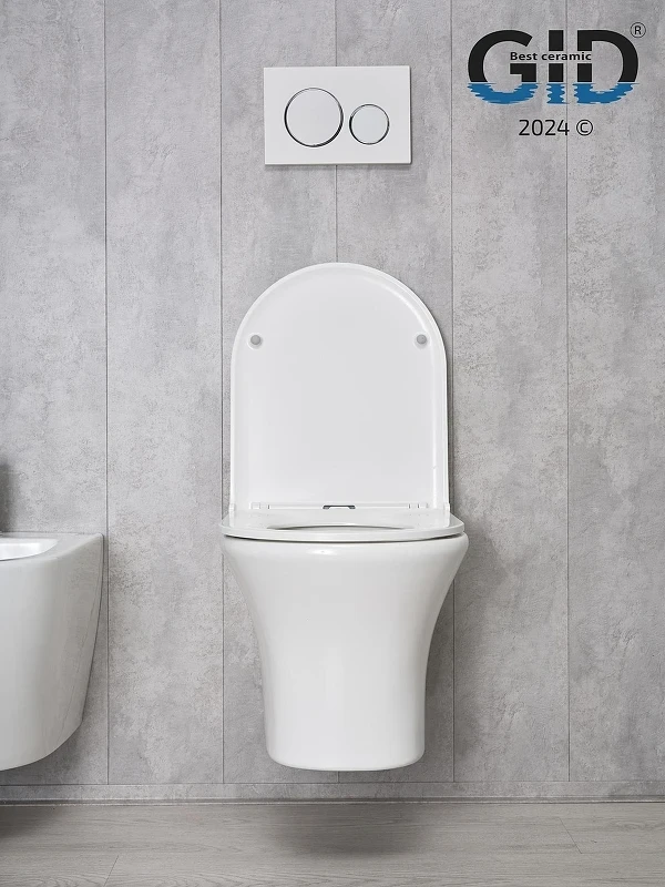 Унитаз Gid Concavo Tr2101 62232Y подвесной цвет Белый с сиденьем Микролифт
