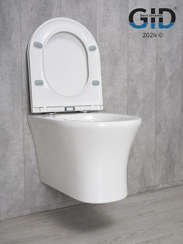 Унитаз Gid Concavo Tr2101 62232Y подвесной цвет Белый с сиденьем Микролифт